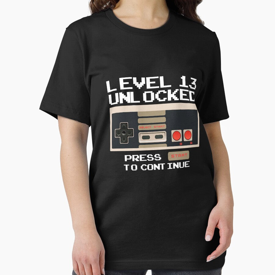 Level 13 Unlocked Funny 13th Birthday Gift for Video Gamers by Hananiah Merch T-Shirts, Hoodie, Sweatshirt (Image 2)