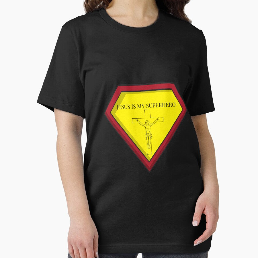 Jesus Is My Superhero, Jesus Christ is my Superhero Christian Quote by haRexia