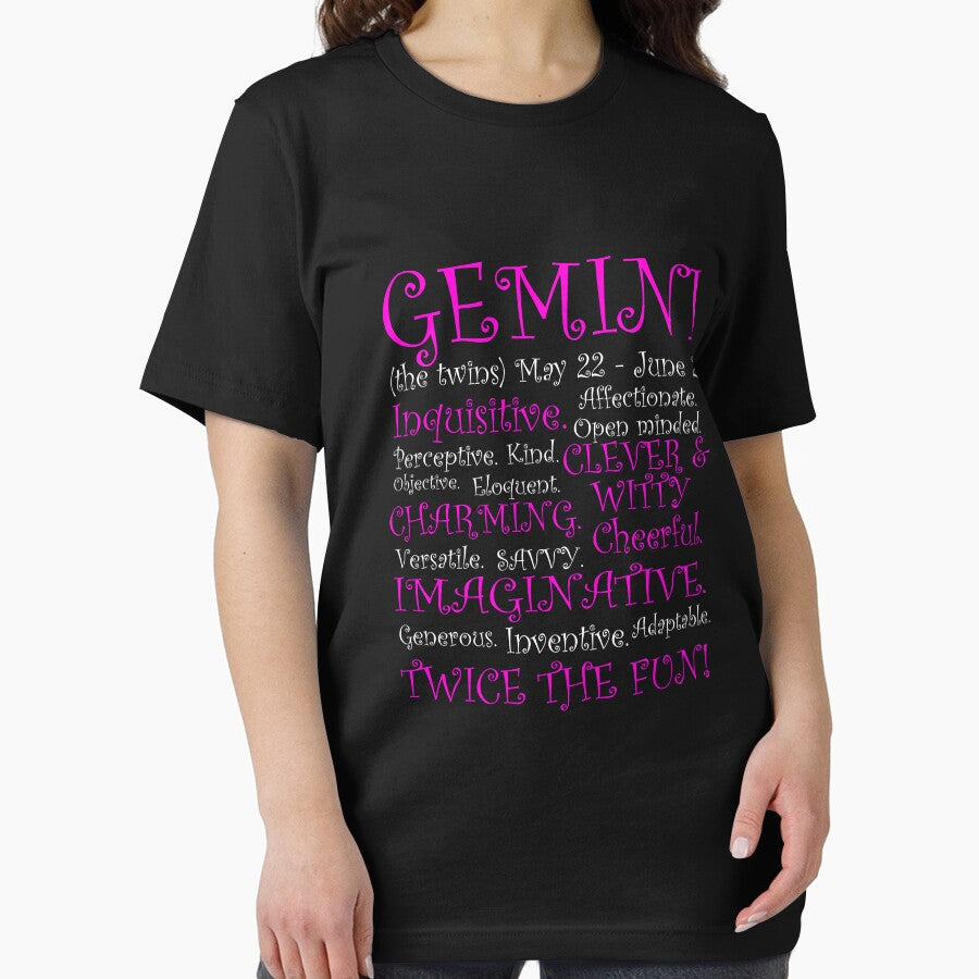 Gemini Horoscope by stuch75 T-Shirts, Hoodie, Sweatshirt | BlankRebels.com (Image 2)