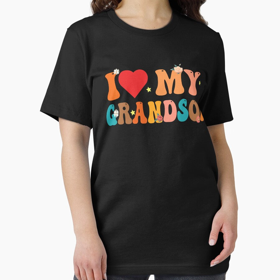 I Love My Grandson, I Heart My Grandson T-Shirt by Wenterful Hoodie, Sweatshirt | BlankRebels.com (Image 2)