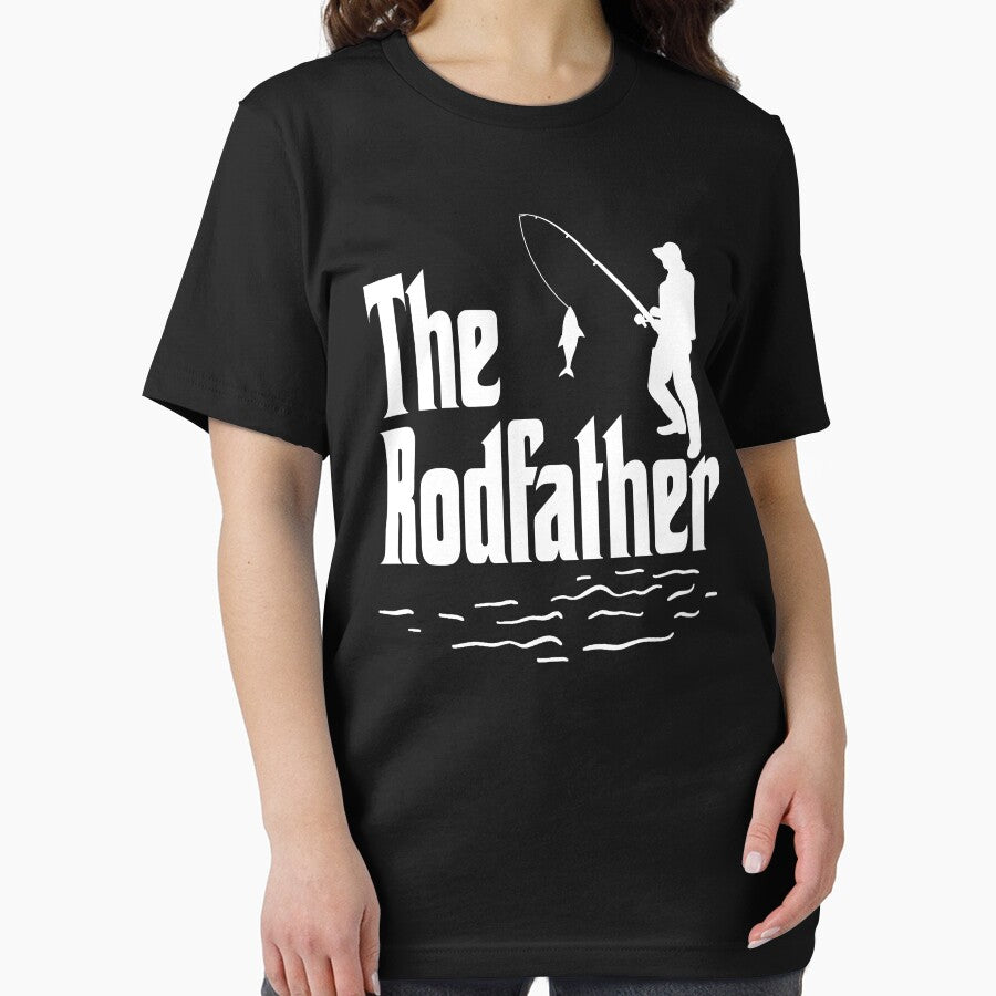 the rodfather,fishing t-shirt:classi t-shirt by limanol