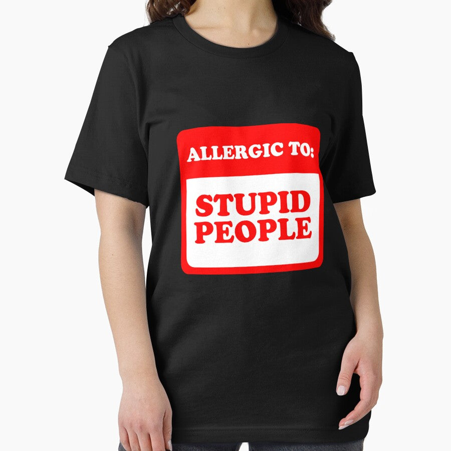 Allergic To Stupid People by Yipptee Shirts Hoodie, Sweatshirt | BlankRebels.com (Image 2)