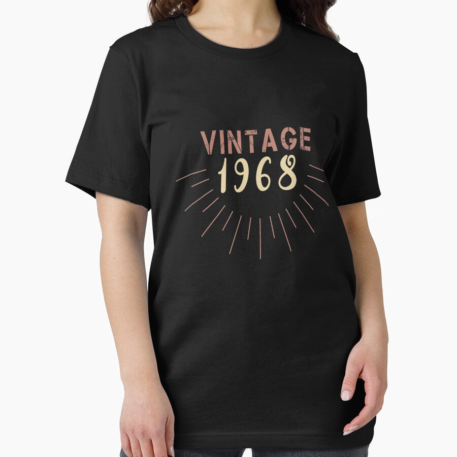 Vintage 1968 Happy 50th Birthday Party Retro Style by Basti09 T-Shirts, Hoodie, Sweatshirt | BlankRebels.com (Image 2)