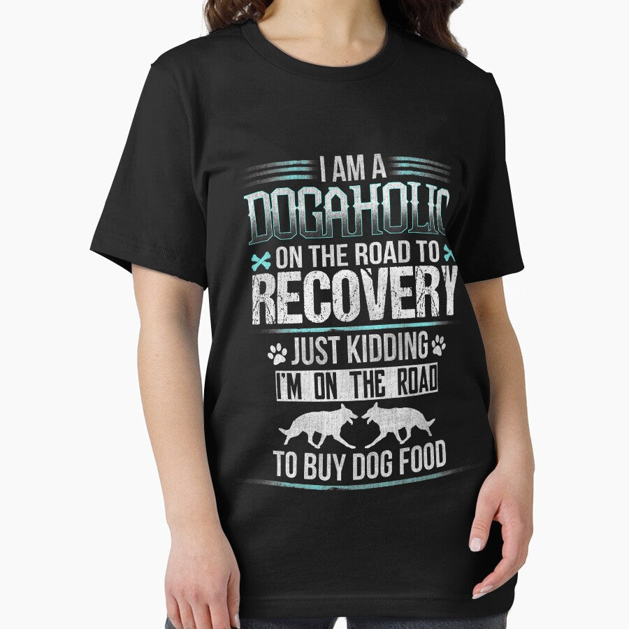 Funny I'm A Dogaholic Dog Lovers Joke by LarkDesigns T-Shirts, Hoodie, Sweatshirt | BlankRebels.com (Image 2)