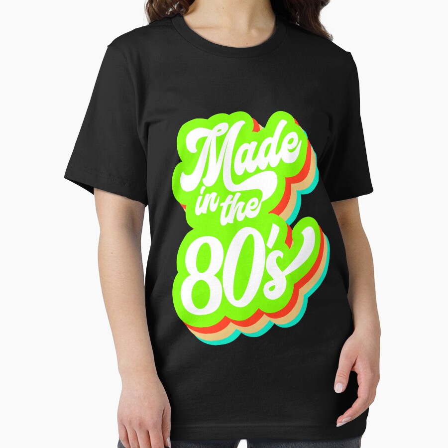 Made-In-The-80s-Vintage Radium color t shirt by Customize Shirts