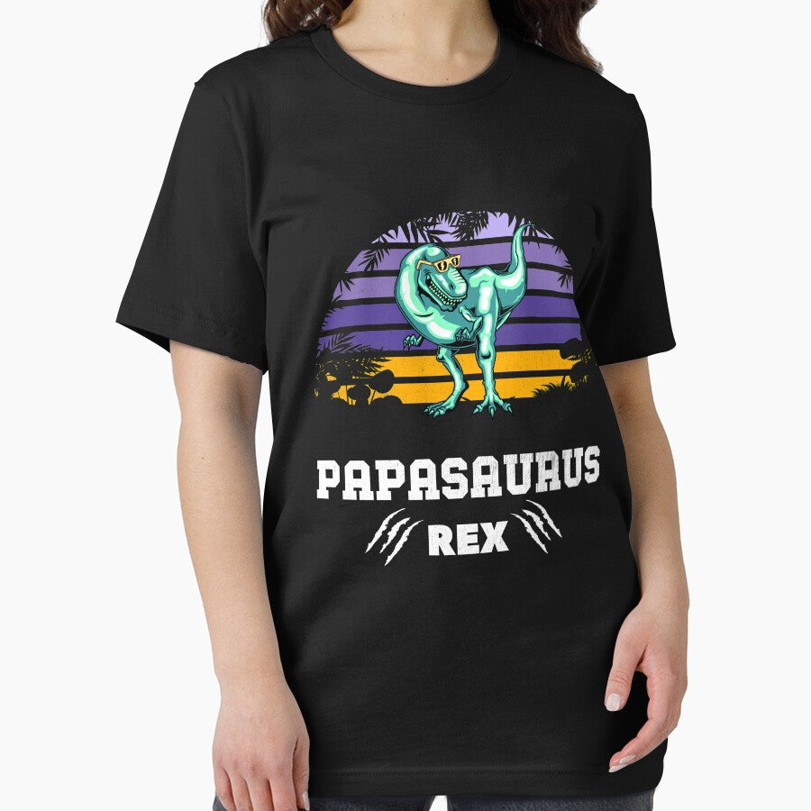 papasaurus rex, Cool Gift For Dad,Father's Day Gift From Wife, Dad Gift From Daughter,Dad Gift From son by... (Image 2)