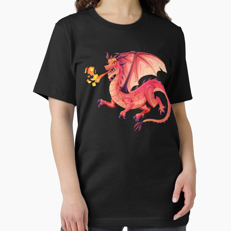 Fire Breathing Red Dragon by RoleplayRealm T-Shirts, Hoodie, Sweatshirt | BlankRebels.com (Image 2)