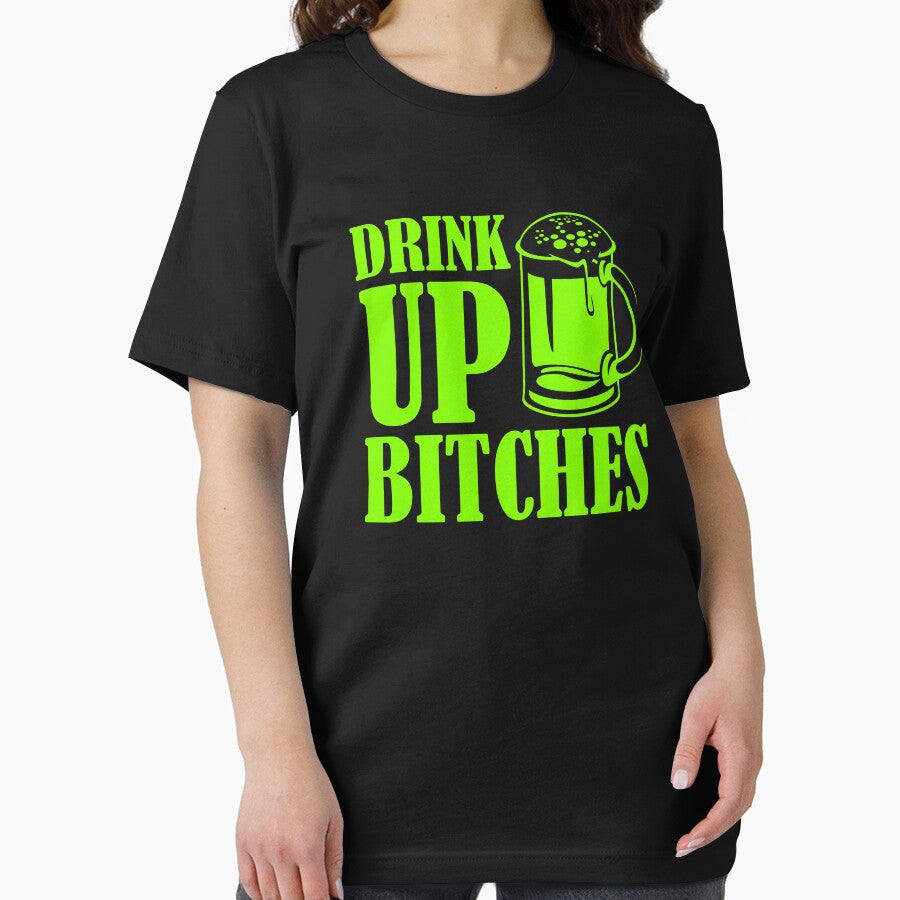 Drink Up Bitches Drunk St Patricks Day Drinking Apparel by doggopupper T-Shirts, Hoodie, Sweatshirt (Image 2)