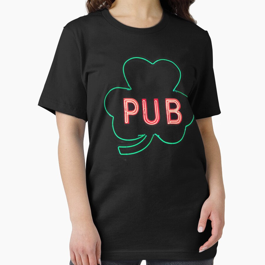 Ye Olde Irish Pub And Four Leaf Clover | St. Patricks Day by Christopher Taylor T-Shirts, Hoodie, Sweatshirt (Image 2)