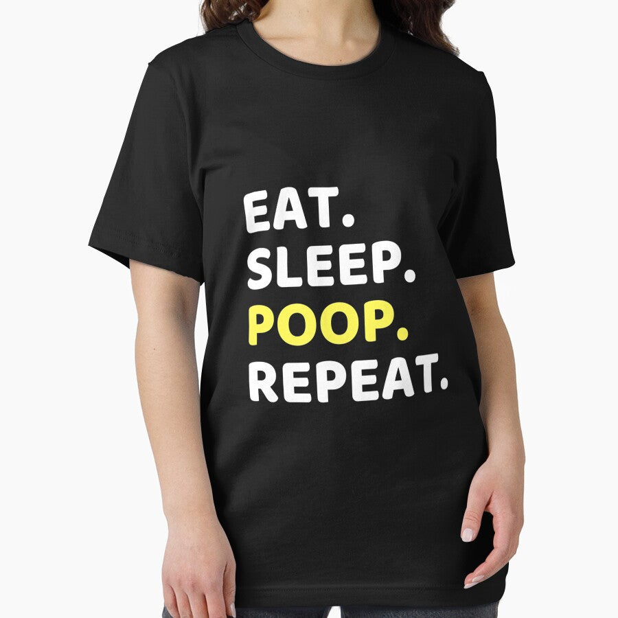 Eat. Sleep. Poop. Repeat. Fun Novelty Life Design by NomYen . T-Shirts, Hoodie, Sweatshirt | BlankRebels.com (Image 2)