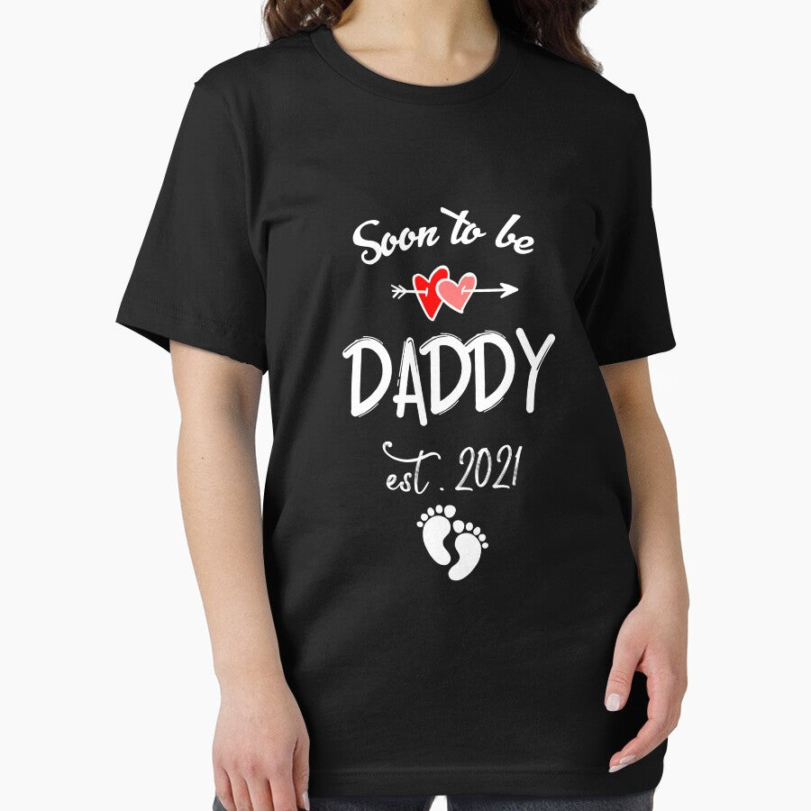 soon to be daddy est 2021 ,My First Fathers Day, Cool Gift For Dad,Father's Day Gift From Wife, Dad Gift From... (Image 2)