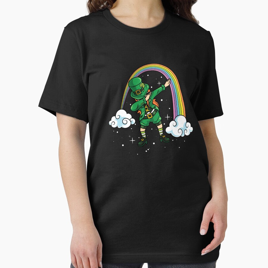 Girls Dabbing Rainbow Patricks Day by doggopupper T-Shirts, Hoodie, Sweatshirt | BlankRebels.com (Image 2)