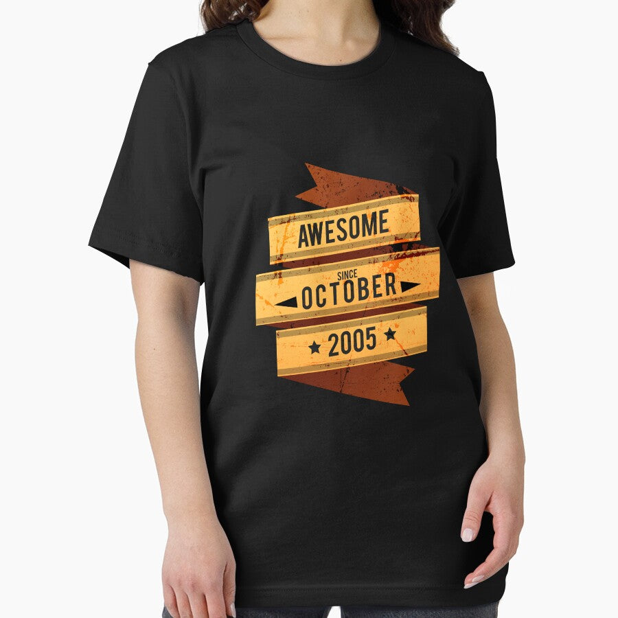 Awesome Since October 2005 by stuch75 T-Shirts, Hoodie, Sweatshirt | BlankRebels.com (Image 2)