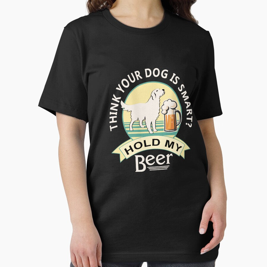 Think Your Dog is Smart? Hold My Beer | Golden Retriever | NickerStickers® on Redbubble by NickerStickers... (Image 2)