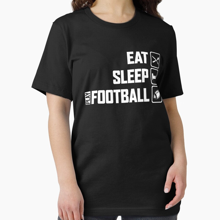Eat Sleep Play Football by Danny Cuevas T-Shirts, Hoodie, Sweatshirt | BlankRebels.com (Image 2)