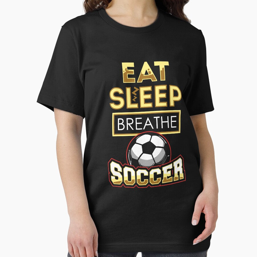 Eat sleep breathe soccer - soccer lover by Captain Mood