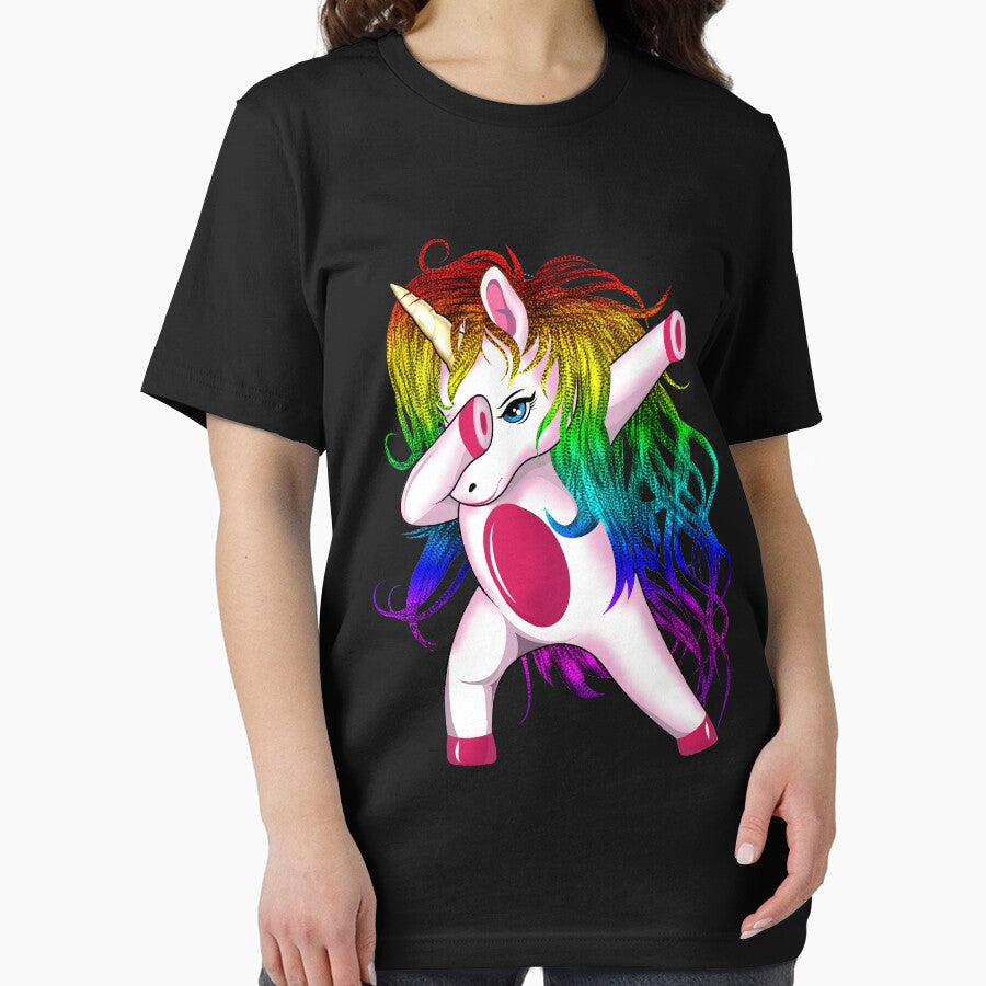 Dabbing Unicorn Cute Gift For Unicorn Lovers by trollshooter T-Shirts, Hoodie, Sweatshirt | BlankRebels.com (Image 2)