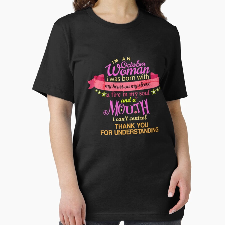 I'm An October Woman by stuch75 T-Shirts, Hoodie, Sweatshirt | BlankRebels.com (Image 2)
