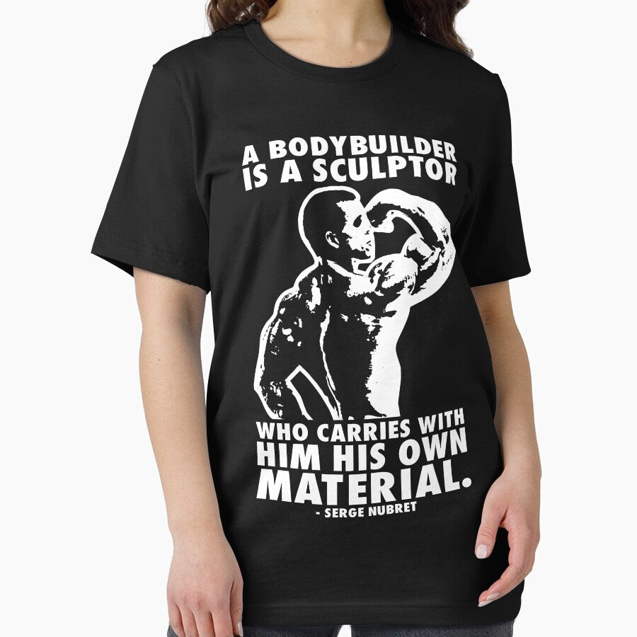 A Bodybuilder Is A Sculptor (Serge Nubret) by ilovearnie T-Shirts, Hoodie, Sweatshirt | BlankRebels.com (Image 2)