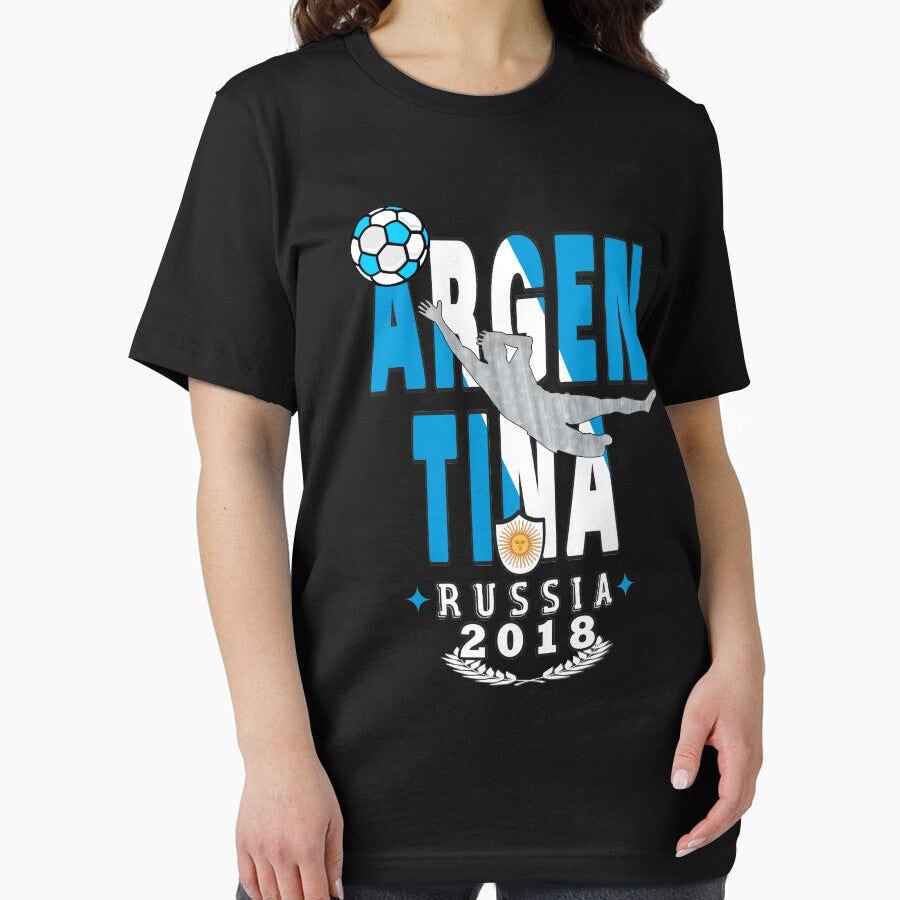 Argentina world cup soccer Russia in 2018 Tshirt by Tetete