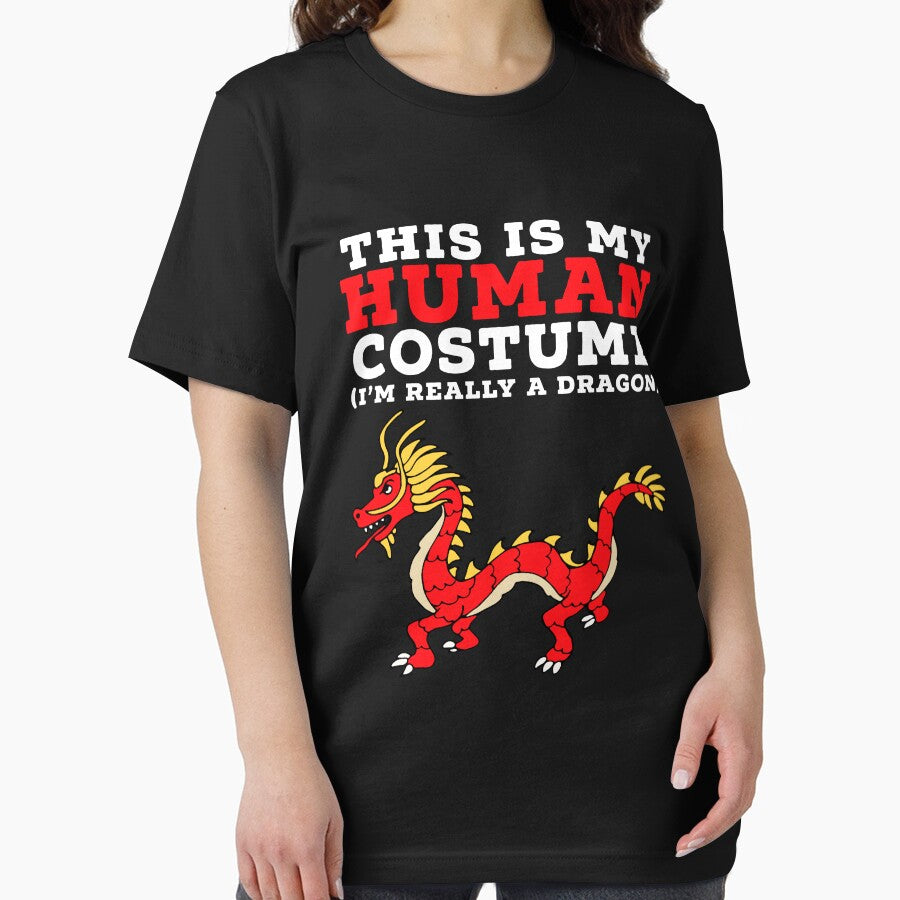 This Is My Human Costume I'm Really A Dragon T-Shirt by amos20111 Hoodie, Sweatshirt | BlankRebels.com (Image 2)