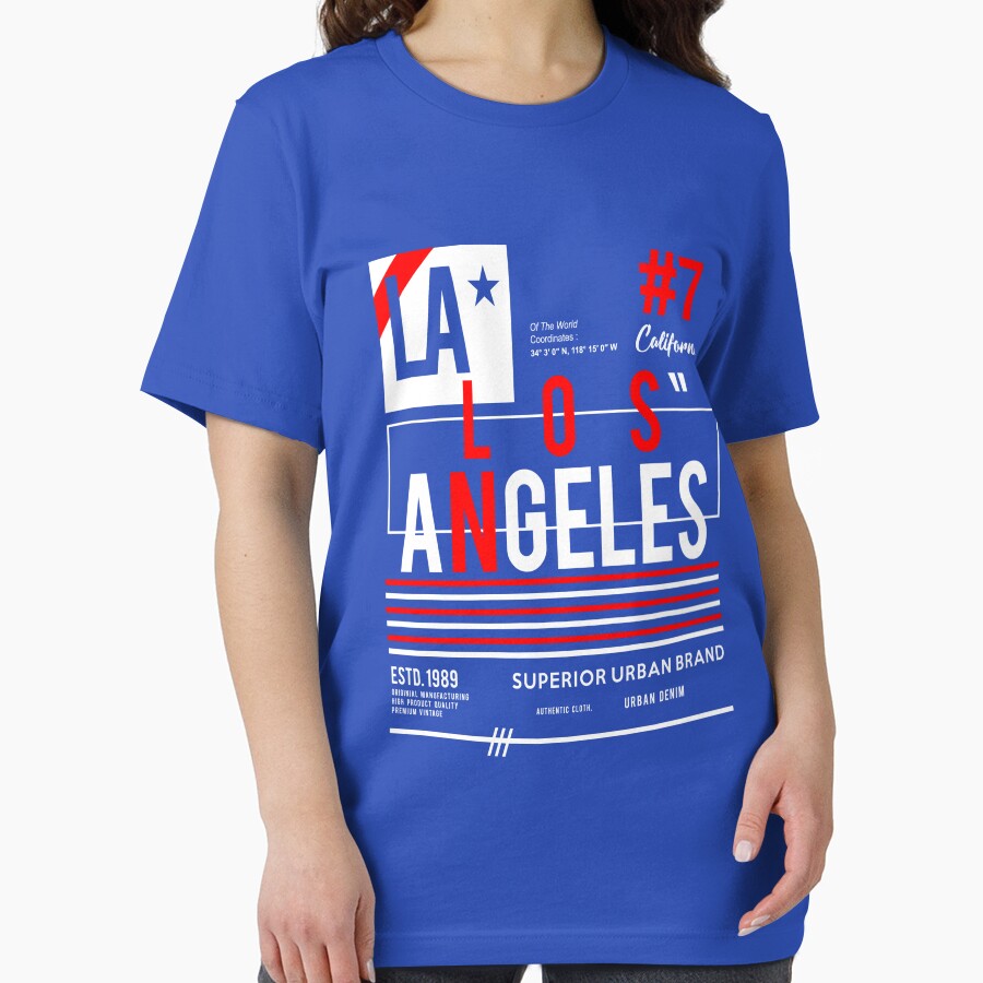 Los Angeles Typography Retro Design by PaulC71 T-Shirts, Hoodie, Sweatshirt | BlankRebels.com (Image 2)