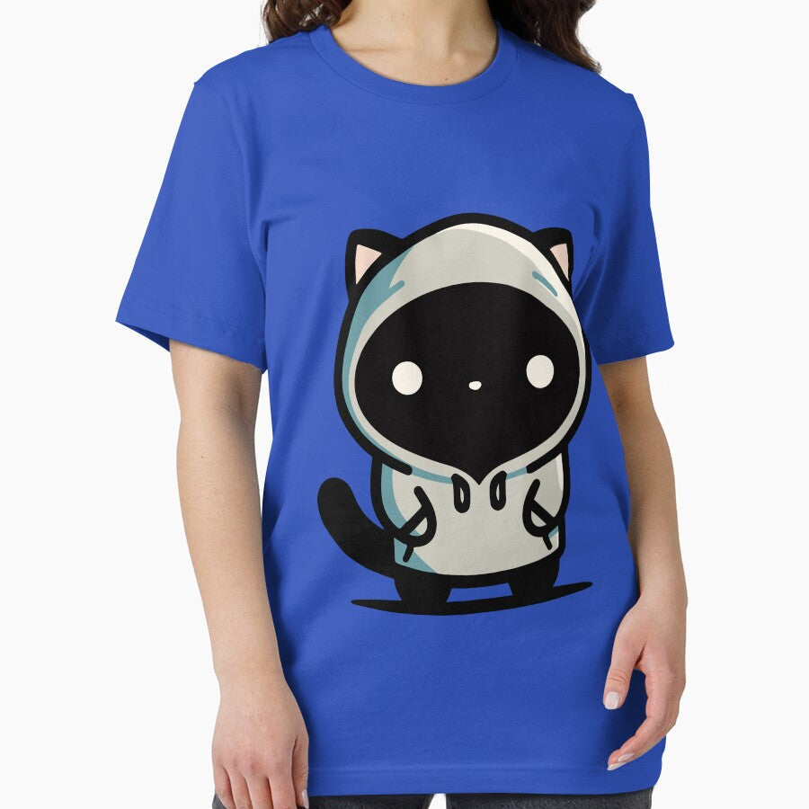 Hoodie Cat – Mysterious Introvert Cat Mom Shirt by denissmartin2020 . Sweatshirt | BlankRebels.com (Image 2)