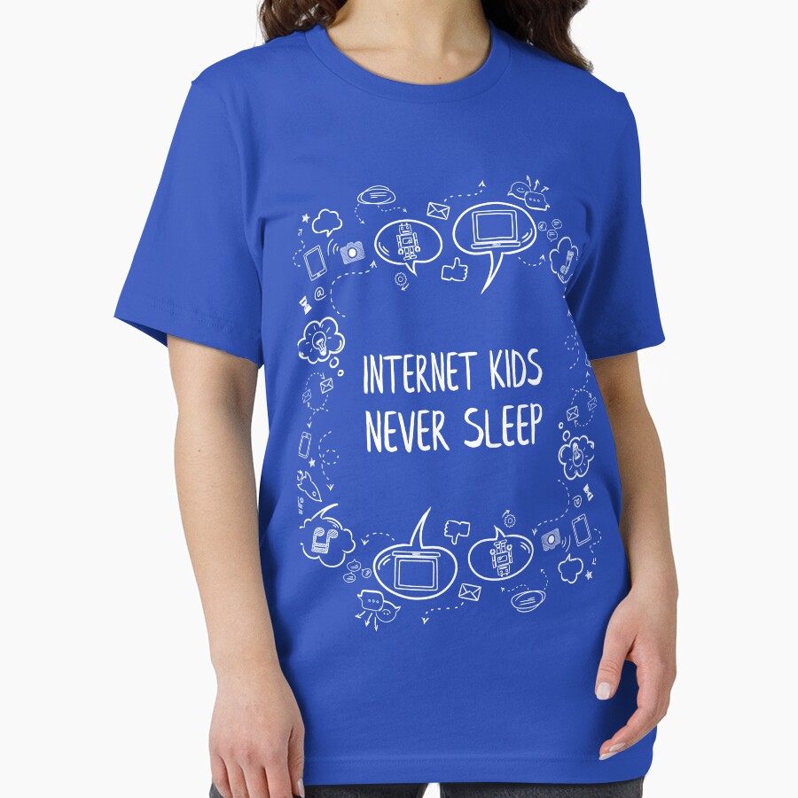 internet kids never sleep white by WilliamsGFX