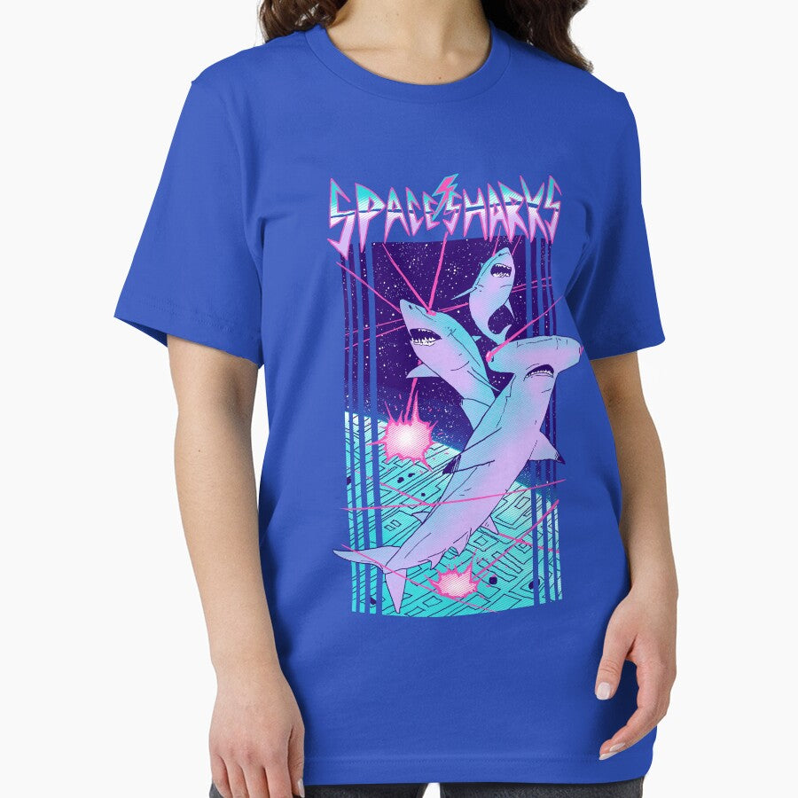 Space Sharks! by wytrab8 T-Shirts, Hoodie, Sweatshirt | BlankRebels.com (Image 2)