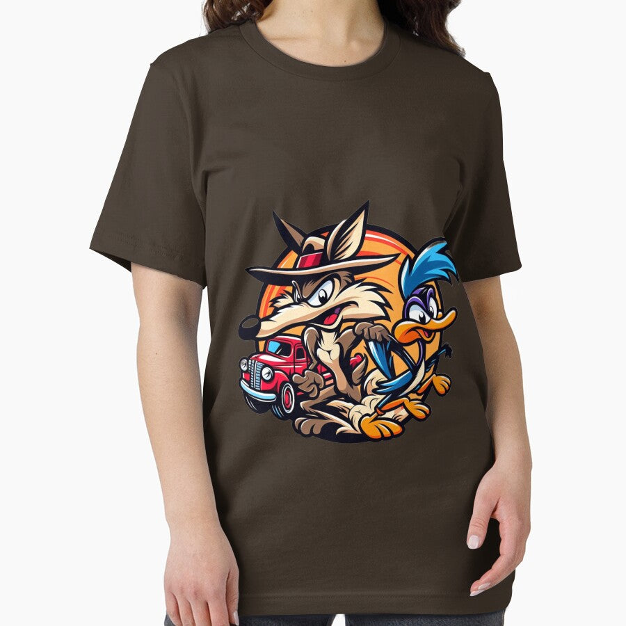 Road Runner and Coyote by Hive Threadless T-Shirts, Hoodie, Sweatshirt | BlankRebels.com (Image 2)