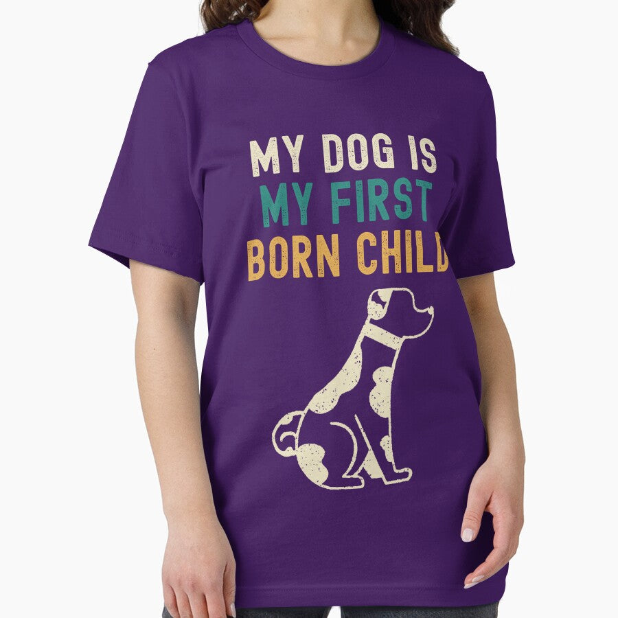 My Dog Is My First Born Child: Vintage Look by KAPAA T-Shirts, Hoodie, Sweatshirt | BlankRebels.com (Image 2)