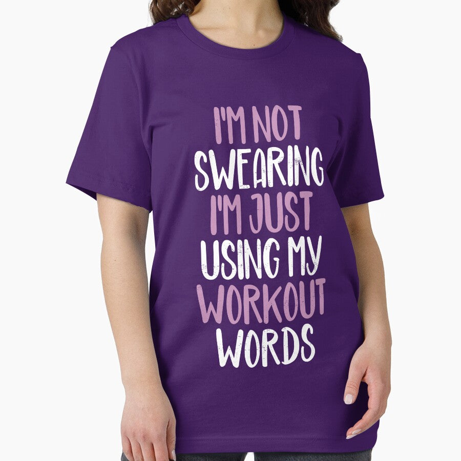 I'm Not Swearing I'm Just Using My Workout Words Funny Gym Fitness by WYGSTORE T-Shirts, Hoodie, Sweatshirt (Image 2)