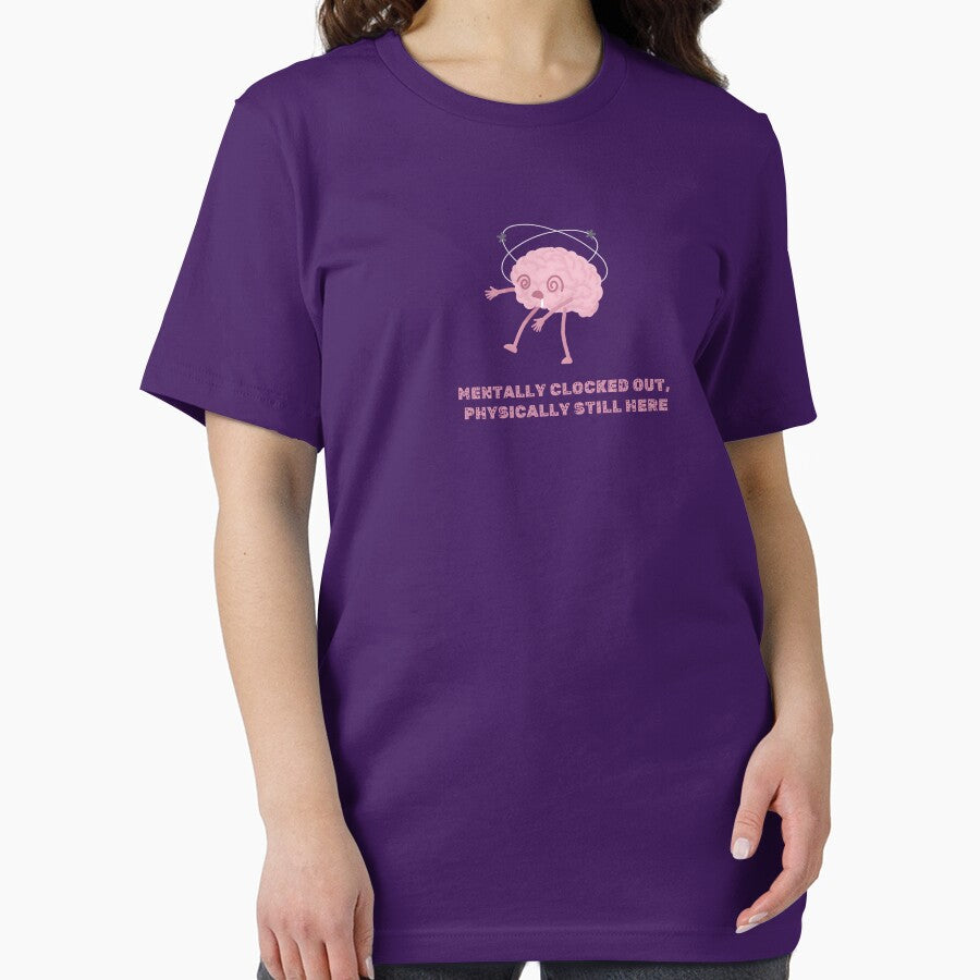 Mentally Clocked Out by Artsy Aesthetic T-Shirts, Hoodie, Sweatshirt | BlankRebels.com (Image 2)