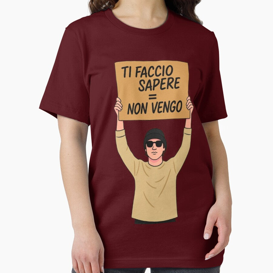 Ti faccio sapere = Non vengo (versione illustrata) by IroniaeCo T-Shirts, Hoodie, Sweatshirt | BlankRebels.com (Image 2)