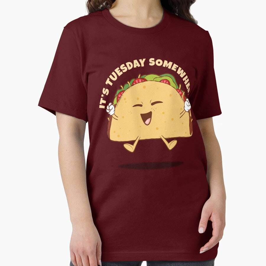 Taco Tuesday - it's Tuesday somewhere (on dark colors) by messy-nessie T-Shirts, Hoodie, Sweatshirt (Image 2)