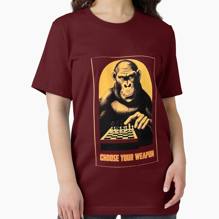 Monkey Chess Player by TheSamuraiCat T-Shirts, Hoodie, Sweatshirt | BlankRebels.com (Image 2)