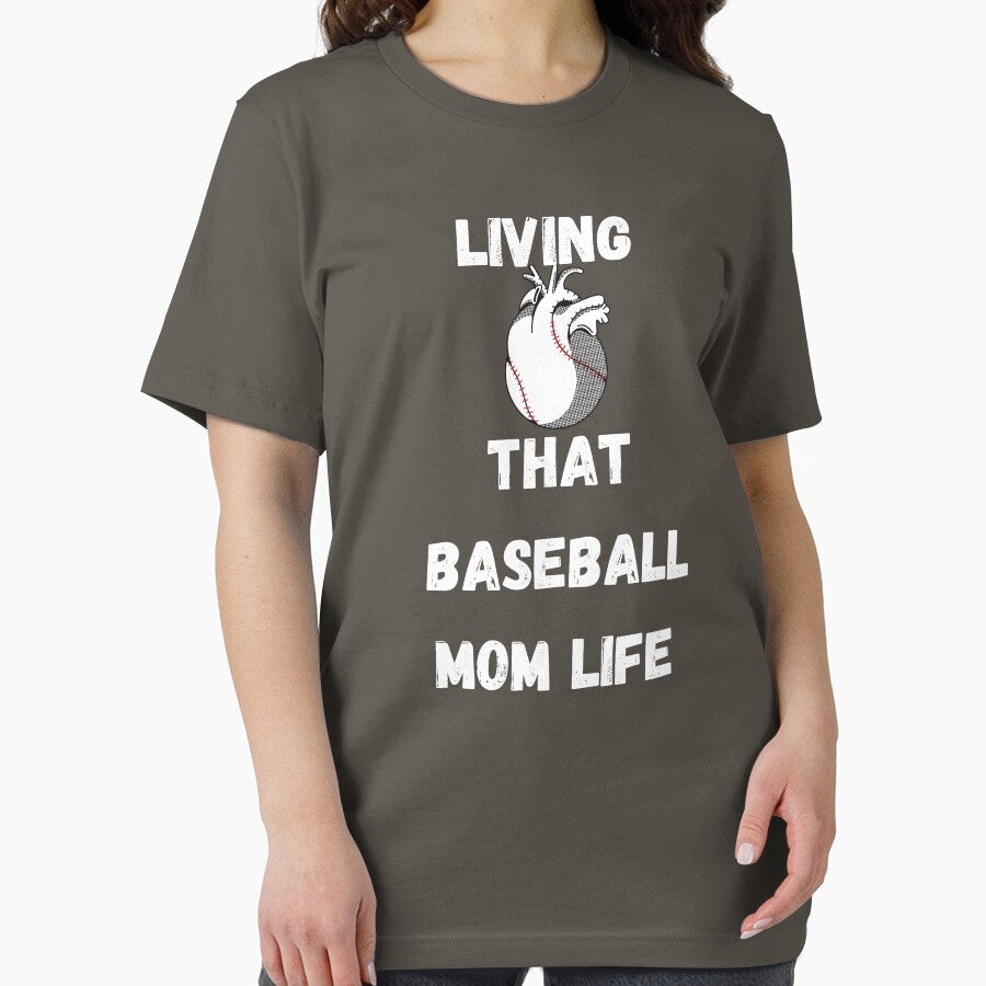 Living That Baseball Mom Life by campingforge T-Shirts, Hoodie, Sweatshirt | BlankRebels.com (Image 2)