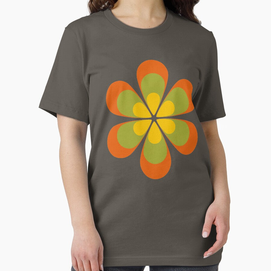 6 Petals Retro Flower by designandclouds T-Shirts, Hoodie, Sweatshirt | BlankRebels.com (Image 2)