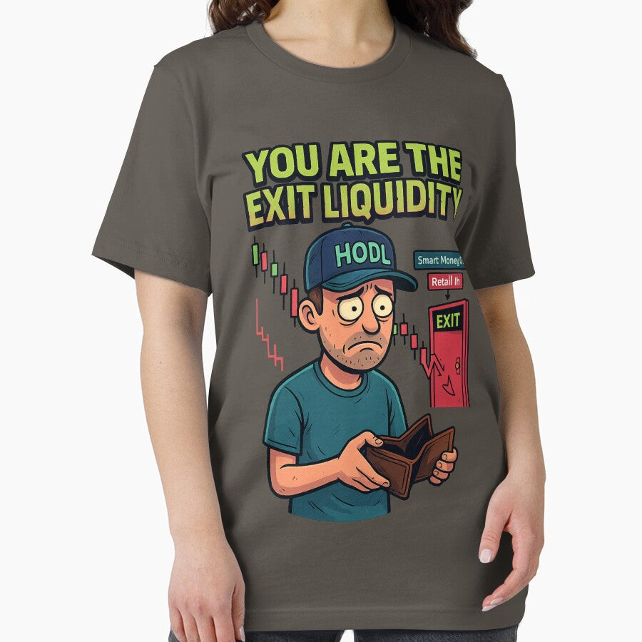You Are The Exit Liquidity by I AM BRO T-Shirts, Hoodie, Sweatshirt | BlankRebels.com (Image 2)