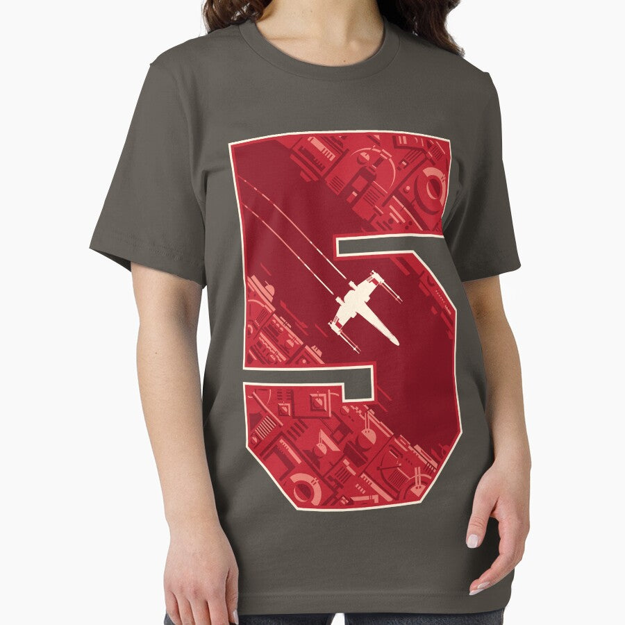Red Five by Obvian T-Shirts, Hoodie, Sweatshirt | BlankRebels.com (Image 2)