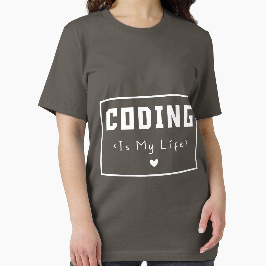 Coding is my life Shirt. Coder T-shirt. Shirt. Sweatshirt. Hoodie. T-Shirt. Tank Top by mozax | BlankRebels.com (Image 2)
