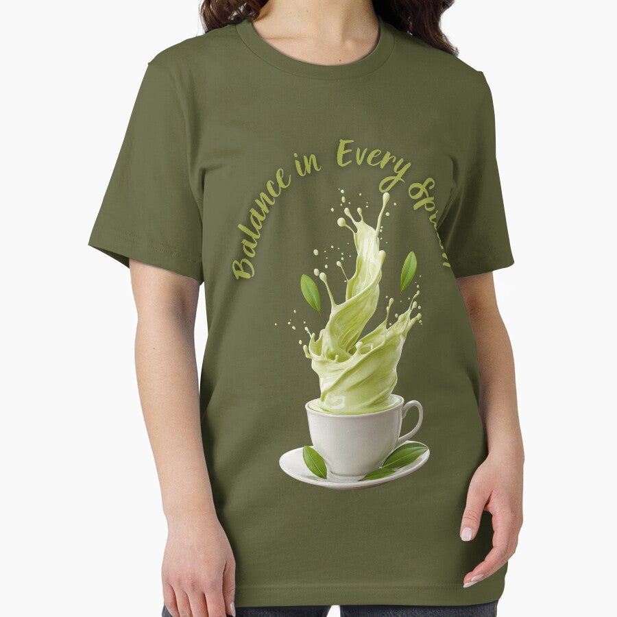 Balance in Every Splash – Matcha Vibes by Kasad T-Shirts, Hoodie, Sweatshirt | BlankRebels.com (Image 2)