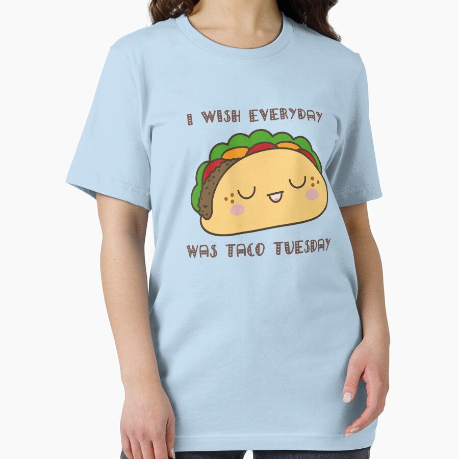 I Wish Everyday Was Taco Tuesday (Happy) by NIFE-FUN T-Shirts, Hoodie, Sweatshirt | BlankRebels.com (Image 2)