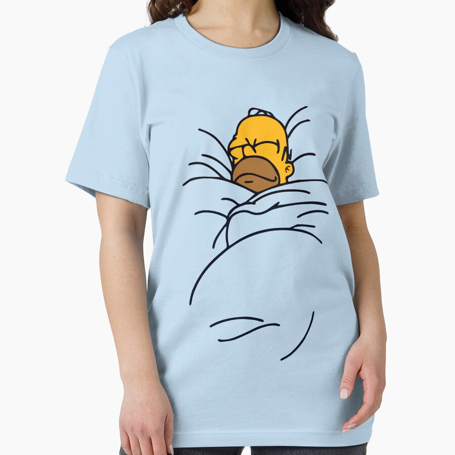 Homer tucked in sleeping by Grav1n