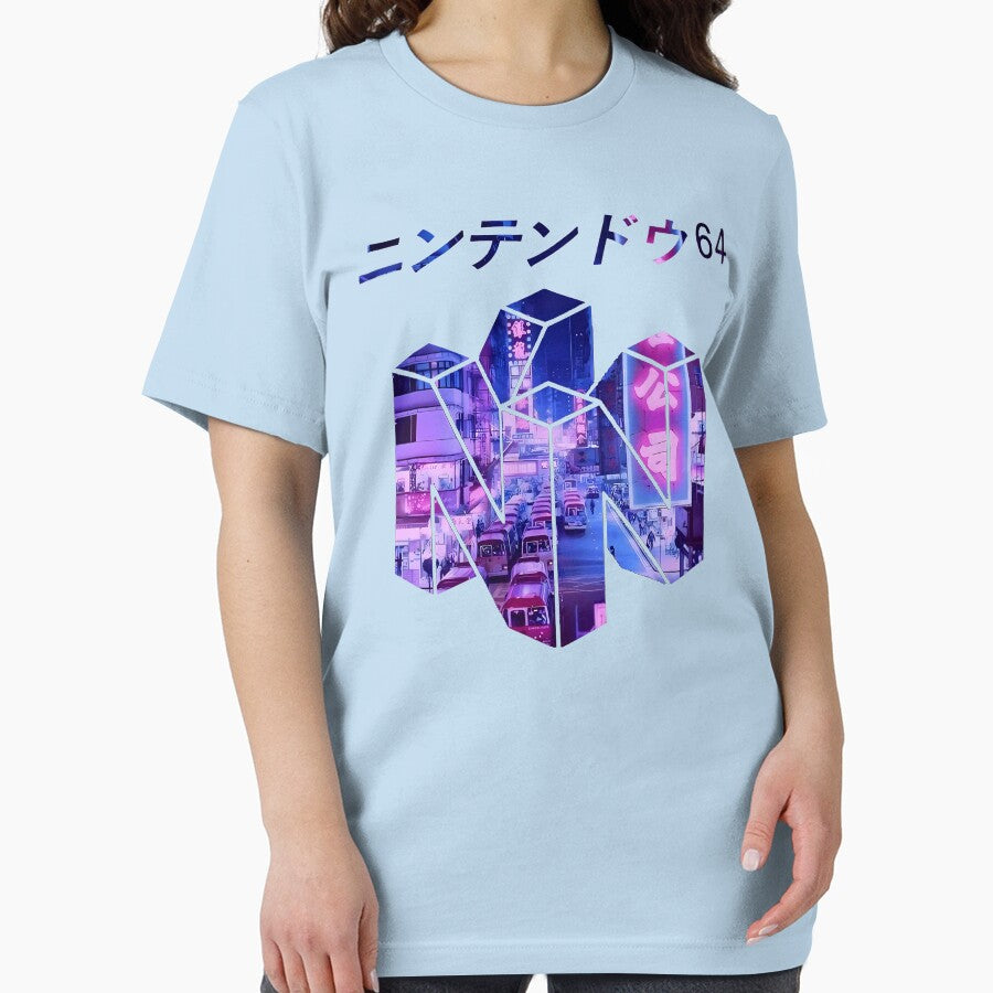 N.6.4-GAMING-VAPORWAVE-LOGO-(1)--- by MaximoMcclendon T-Shirts, Hoodie, Sweatshirt | BlankRebels.com (Image 2)