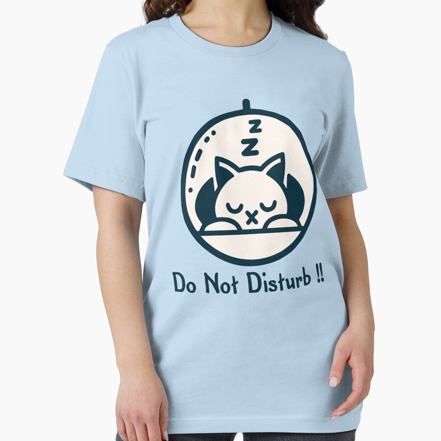 Do Not Disturb – Sleeping Cat Bubble Tee for Cat Moms by denissmartin2020 .