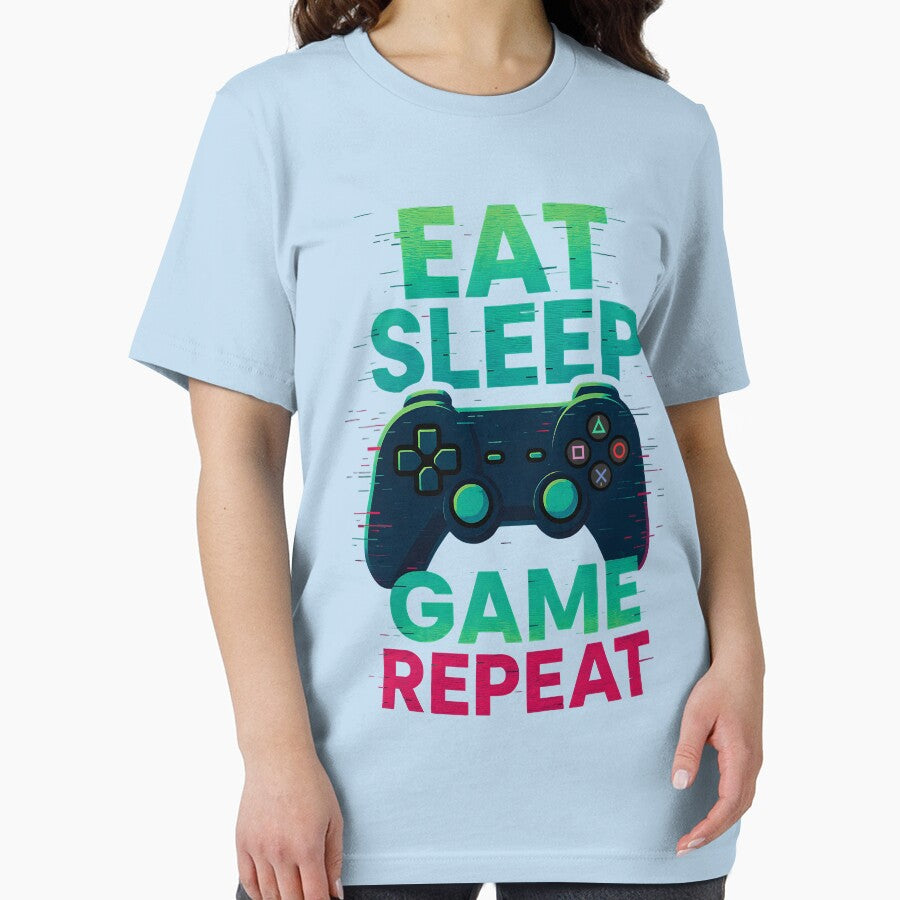 Eat Sleep Game Repeat T-Shirts, Hoodie, Sweatshirt