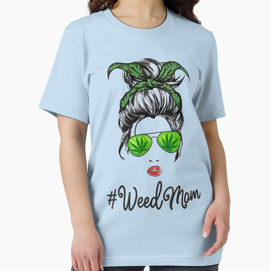 Womens Classy Mom Life with Mom Marijuana Weed Mom Lover by familyarts T-Shirts, Hoodie, Sweatshirt (Image 2)
