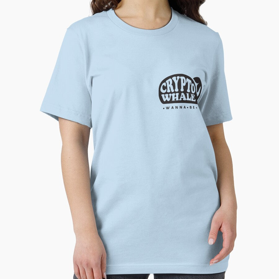 Crypto Whale Wanna Be – Funny Bitcoin & DeFi Trader Meme Tee by CryptoDressCode Hoodie, Sweatshirt (Image 2)