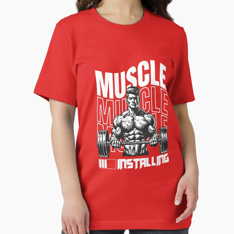 Muscle Installing - Bodybuilding Progress & Gym Motivation by Abaseen T-Shirts, Hoodie, Sweatshirt (Image 2)